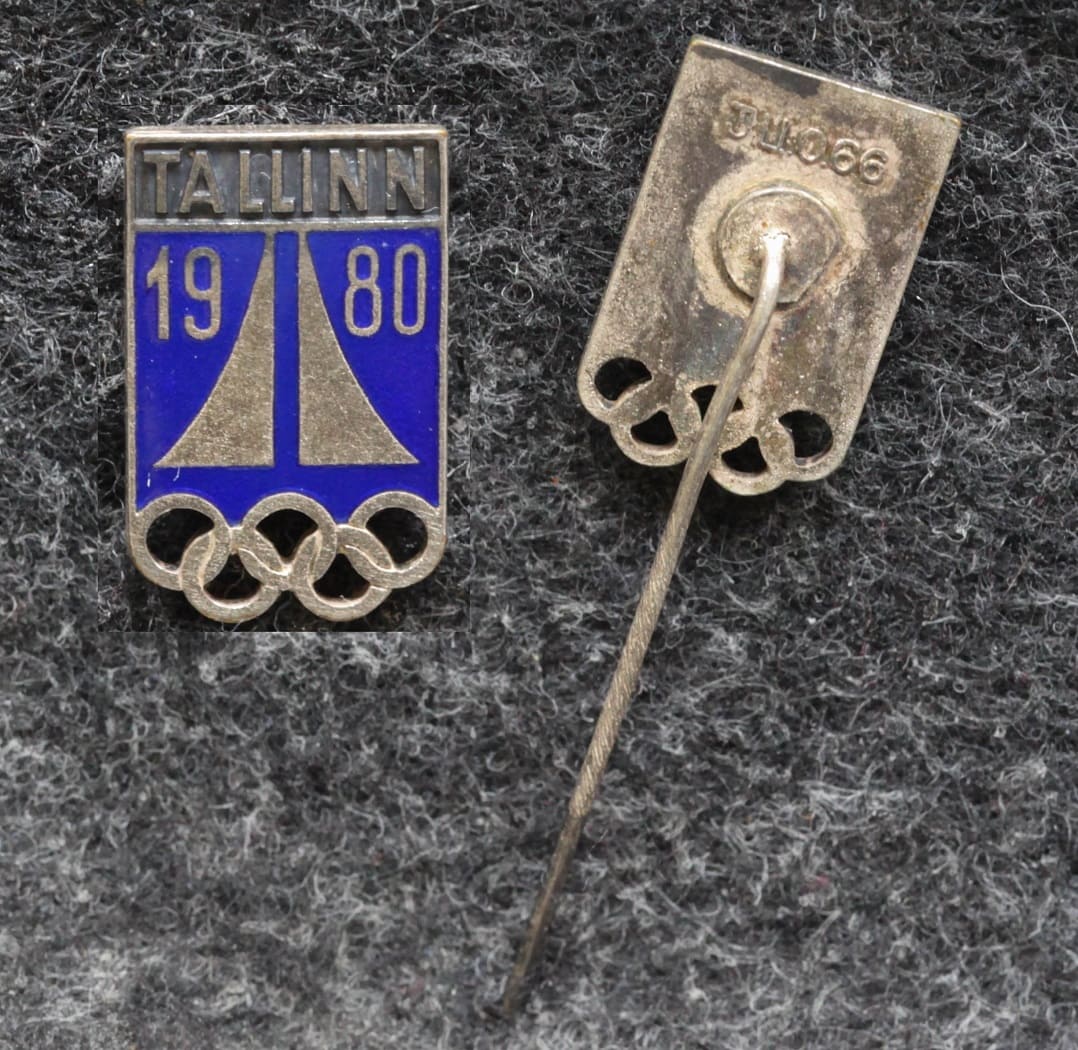 Знак Парусная Регата 1980 год Таллин Олимпиада от Аукциона Значки и Знаки