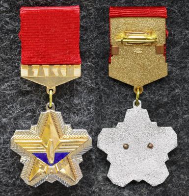 Знак ЦК ВЛКСМ За участие в строительстве и освоении зоны БАМ