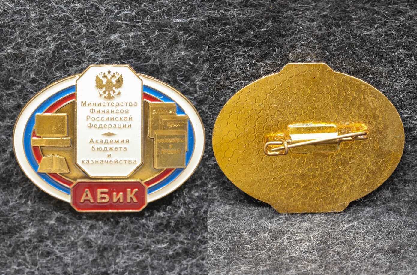 Знак АБиК Академия бюджета и казначейства Министерство финансов РФ от Аукциона Значки и Знаки