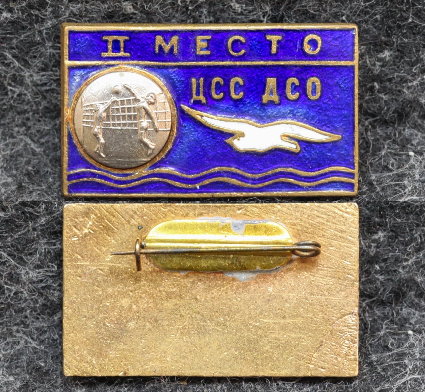 Призовой знак первенства ДСО Буревестник Волейбол II место от Аукциона Значки и Знаки