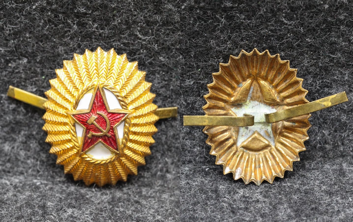 Кокарда ВС СССР Офицеры и сержанты сверхсрочной службы ( повседневная ) от Аукциона Значки и Знаки