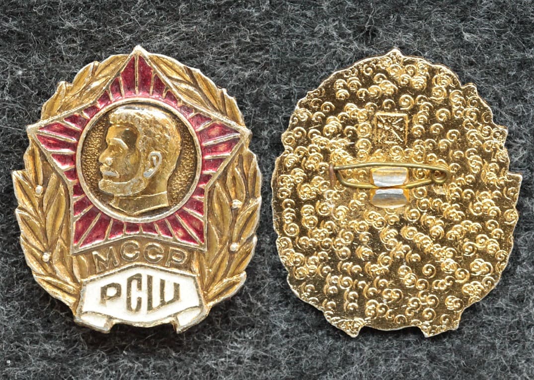 Знак РСШ (Республиканская специальная школа-интернат МССР) СВУ от Аукциона Значки и Знаки