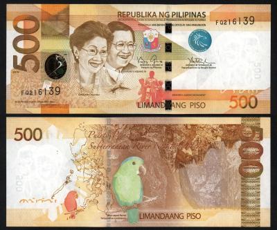 Банкнота Филиппины 500 писо 2015 год UNC! Банкнота Филиппины 500 писо 2015 год UNC!