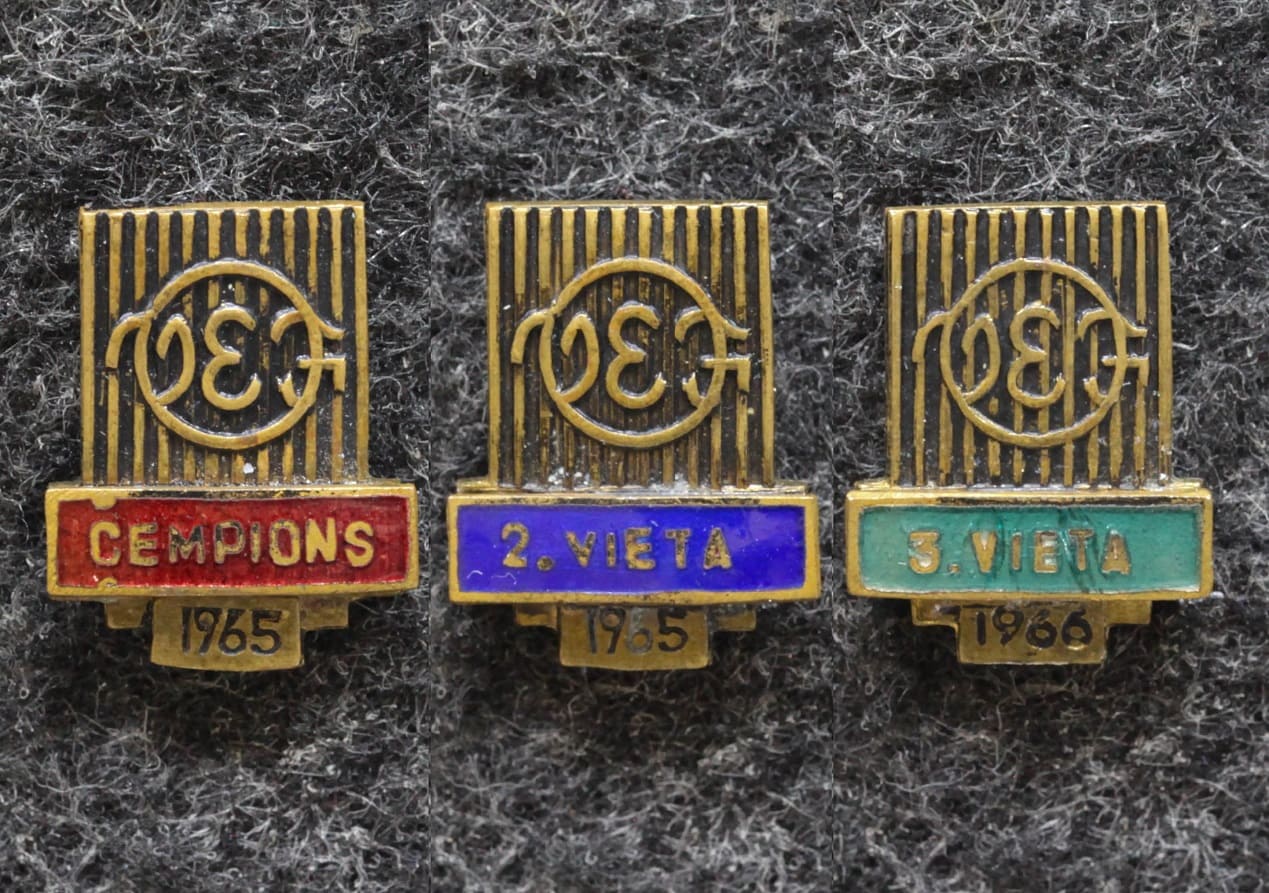Сет призовых знаков спортивного первенства 1965 — 1966 гг от Аукциона Значки и Знаки