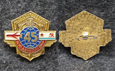Знак ВВС ЦУС авиации ВМФ 45 лет