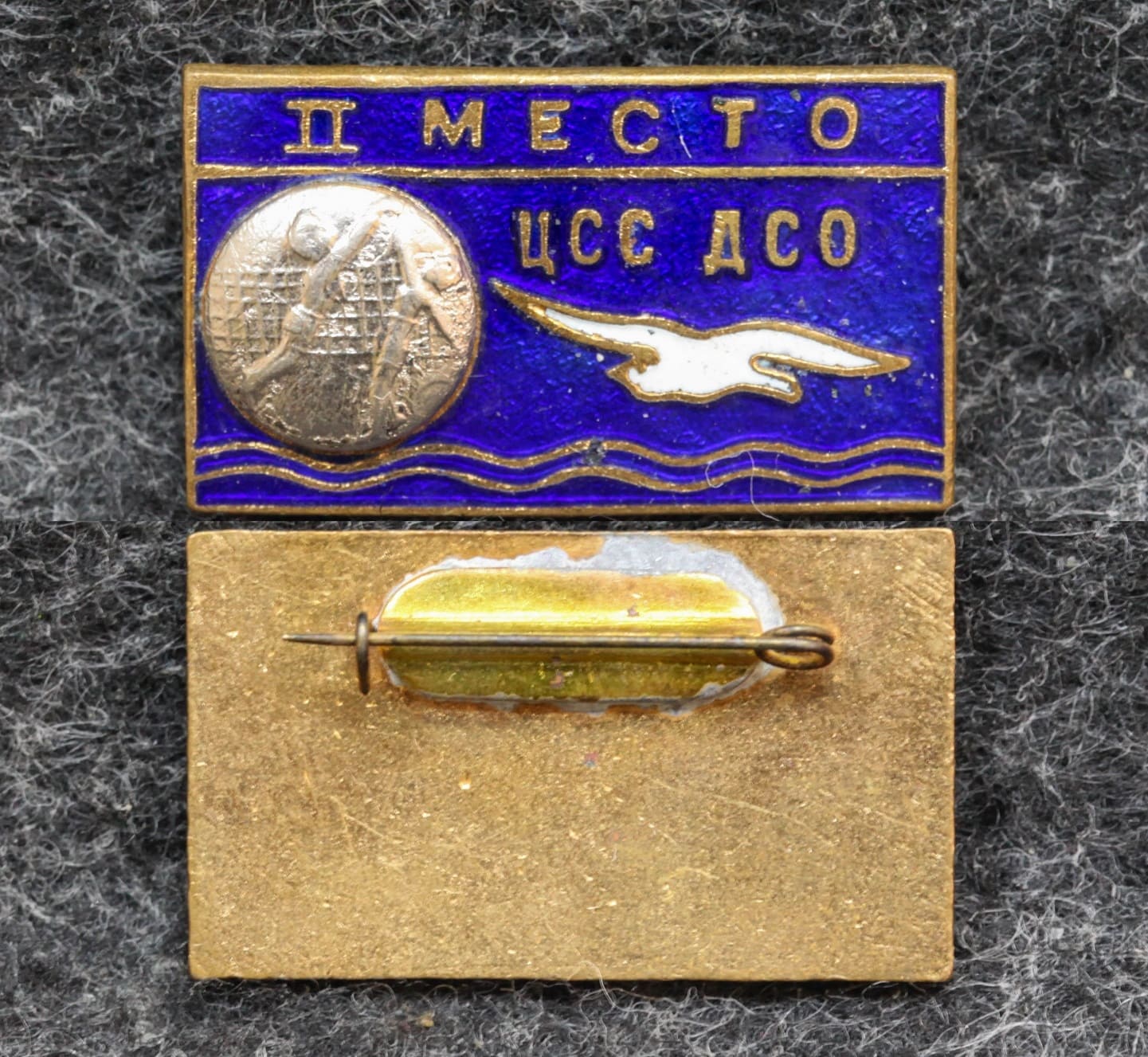 Призовой знак первенства ДСО Буревестник Волейбол II место от Аукциона Значки и Знаки