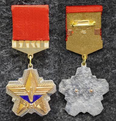 Знак ЦК ВЛКСМ За участие в строительстве и освоении зоны БАМ (разновидность)