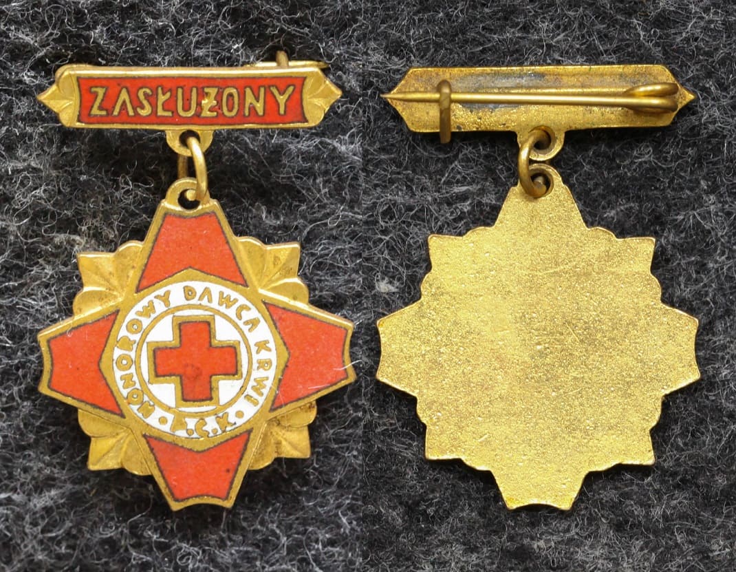 Знак Почётный донор Польша от Аукциона Значки и Знаки