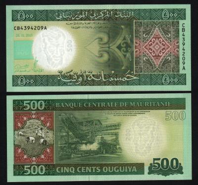 Банкнота Мавритания 500 угия 2013 год UNC! Банкнота Мавритания 500 угия 2013 год UNC!