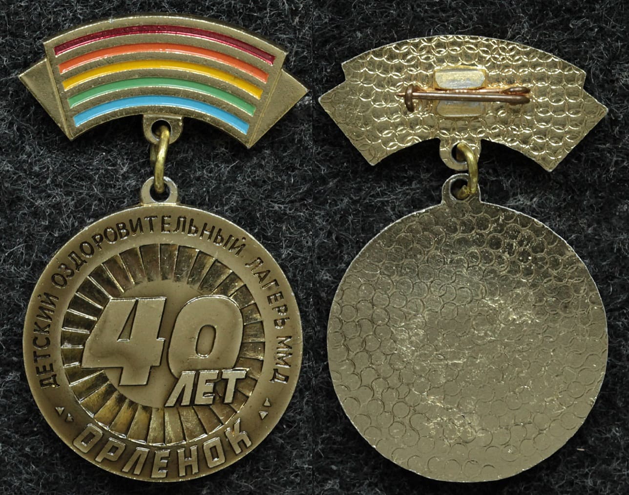 Знак Пионер лагерь Орлёнок 40 лет от Аукциона Значки и Знаки