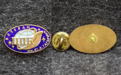 Знак Ветеран ЦПК им Ю А Гагарина Знак Ветеран ЦПК им Ю А Гагарина