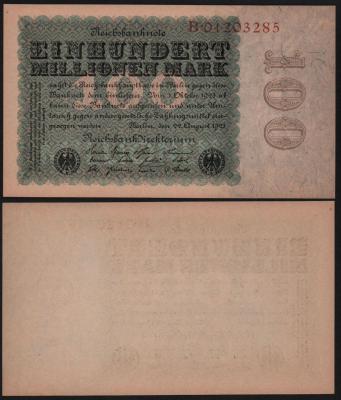 Банкнота Германия 100000000 марок 1923 год UNC! Банкнота Германия 100000000 марок 1923 год UNC!