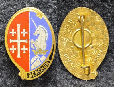 Знак Франция 1-й гусарский парашютно-десантный полк Знак Франция 1-й гусарский парашютно-десантный полк