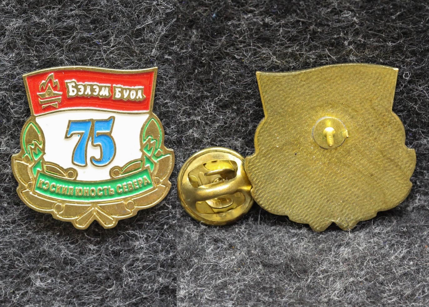 Знак Якутия Кэскил Юность севера Пионерия от Аукциона Значки и Знаки