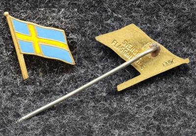 Знак День флага Швеция Знак День флага Швеция