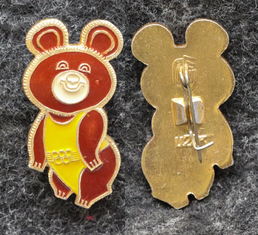 Знак Олимпийский мишка от Аукциона Значки и Знаки